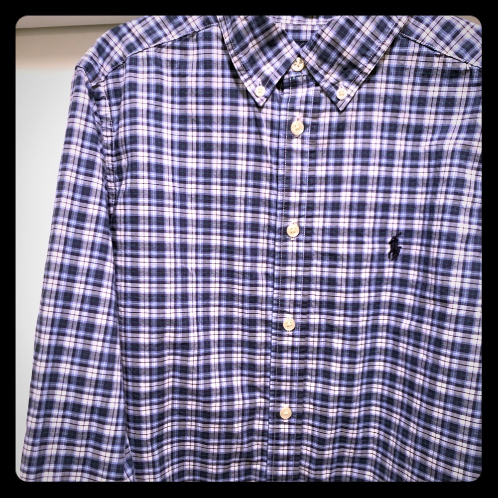 Ralph Lauren Boys Long Sleeve Button Down Shirt